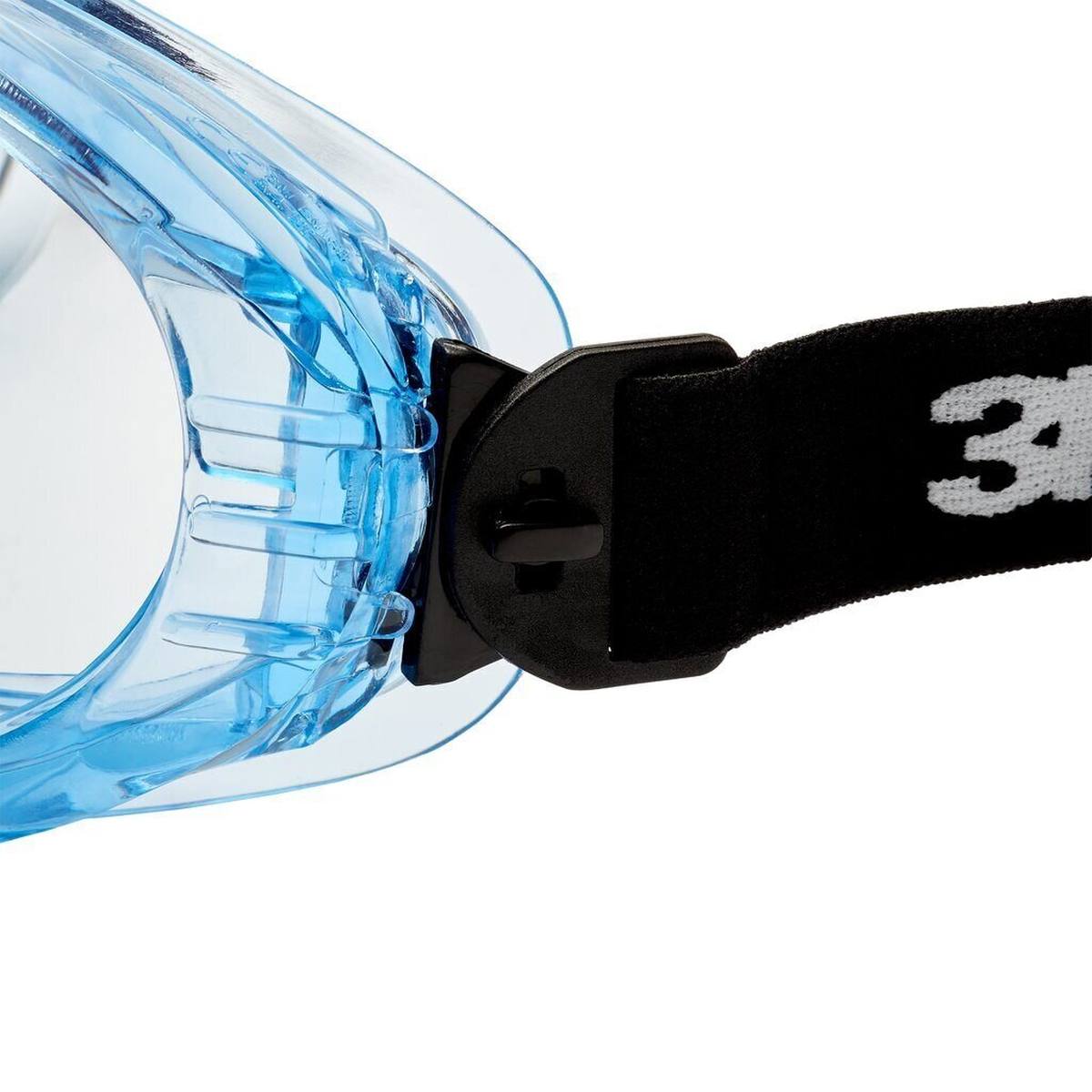 3M Gafas de protección Fahrenheit AS/AF/UV, PC, transparentes, revestimiento de Hardium, ventilación indirecta, cinta de nylon, incl. bolsa de microfibra Fheit
