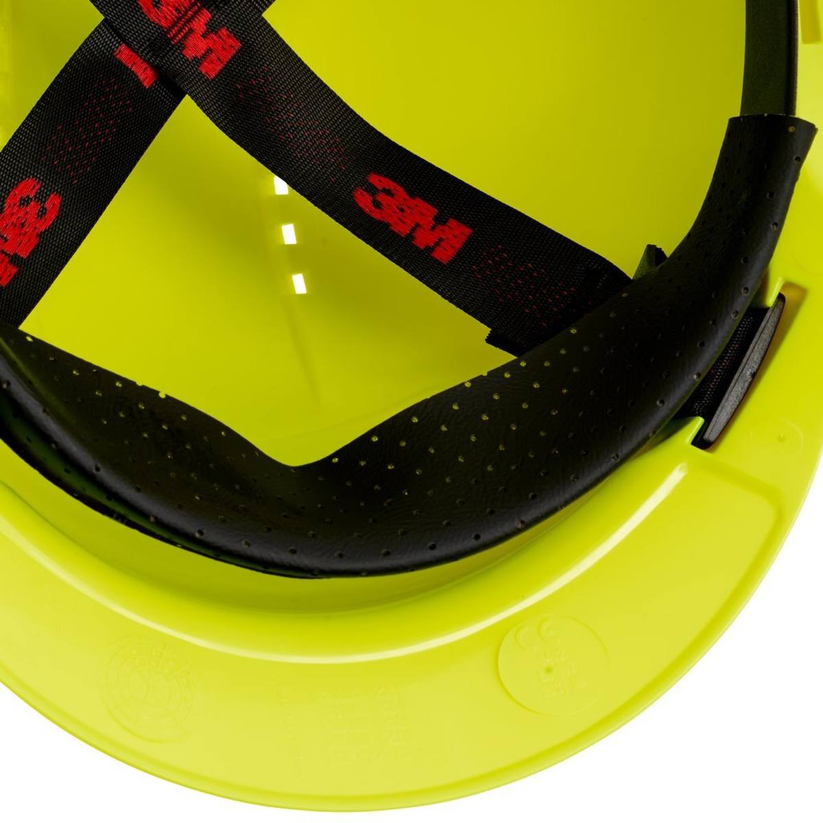 3M G3000 casque de protection G30CUV en vert fluo, ventilé, avec uvicator, pinlock et bande de soudure en plastique