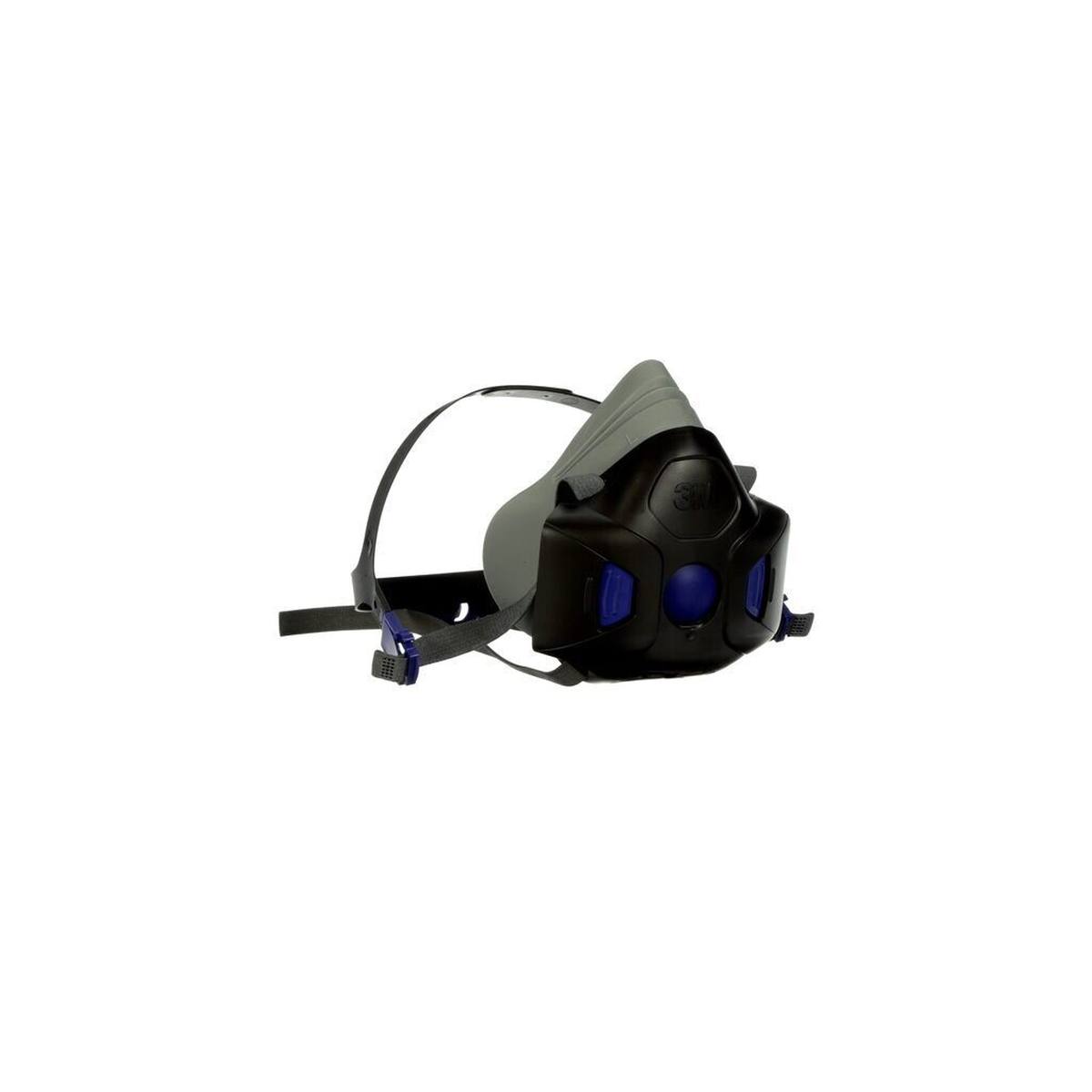 3M Secure Click media máscara HF-803 Slikon talla L