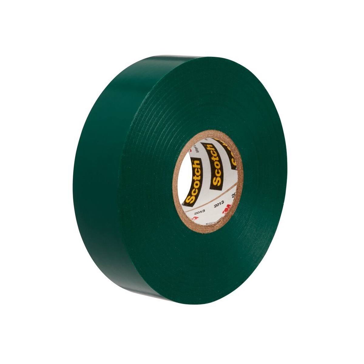 3M Ruban isolant électrique vinyle 35, vert, 19 mm x 20 m, 0,18 mm