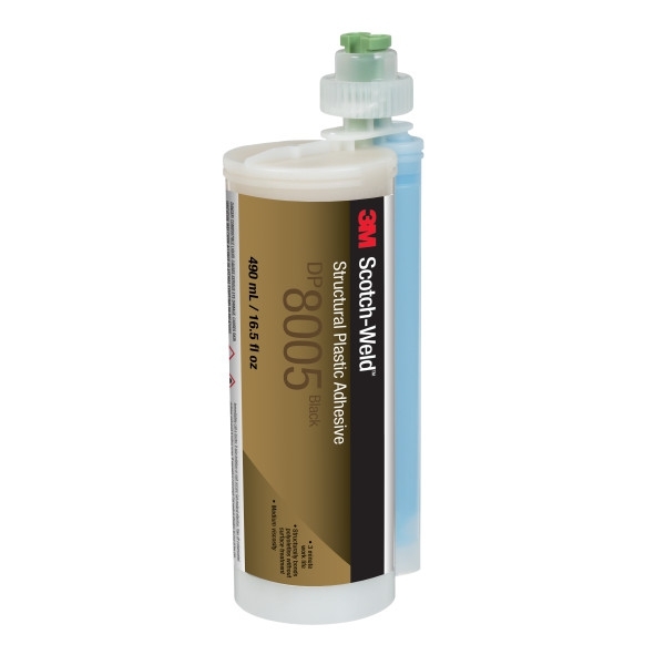 3M Scotch-Weld 2-component acrylic-based construction adhesive for the EPX System DP 8005, black, 490 ml