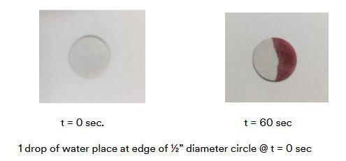 3M Indicatore di contatto con l'acqua con parte punzonata stampata 5557 d=5mm