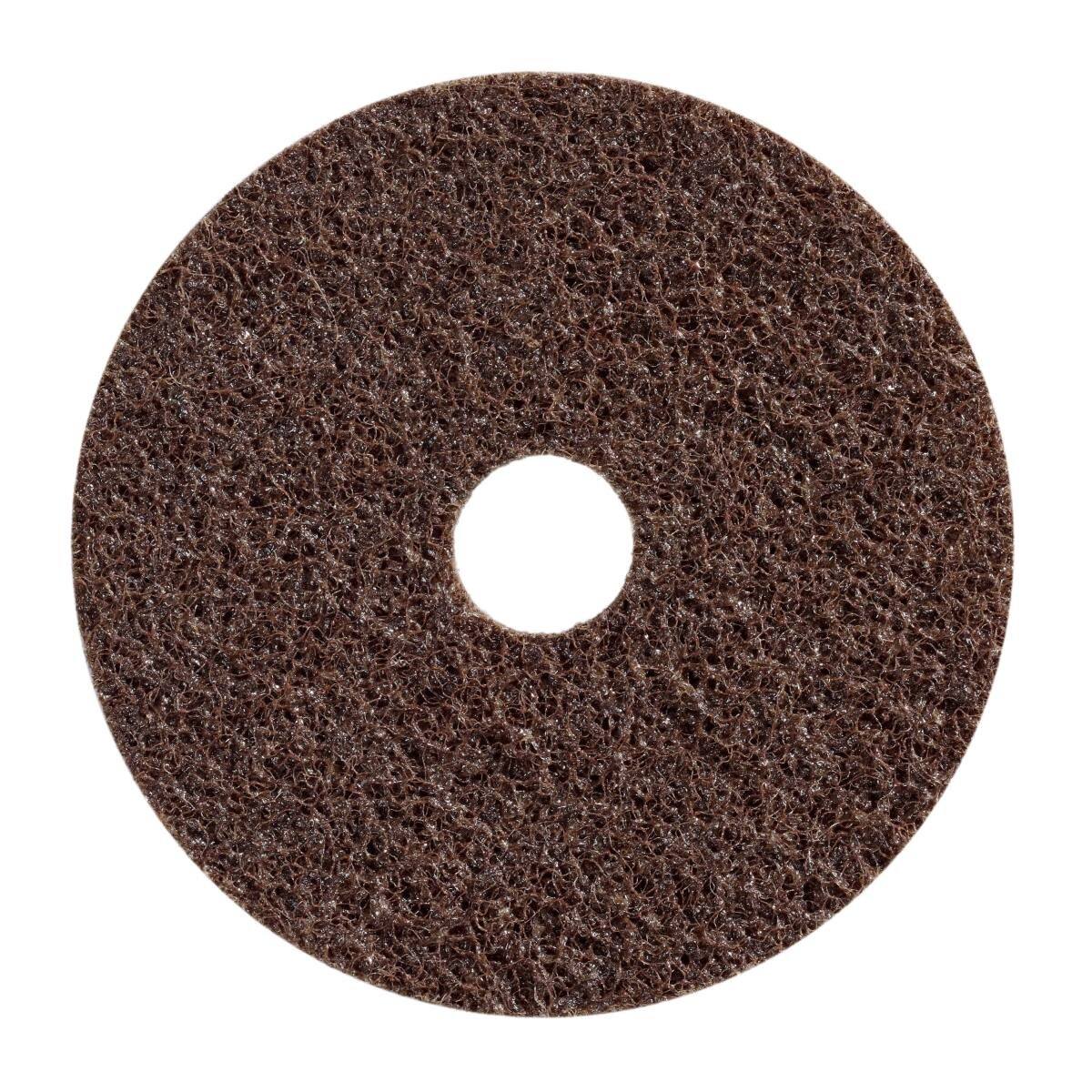 3M Scotch-Brite disco in tessuto non tessuto SC-DH senza centratura, grigio, 115 mm, S, sfn #48560