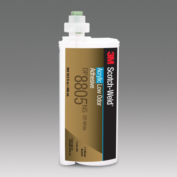 3M Scotch-Weld 2-component acrylate-based construction adhesive for the EPX system DP 8805 NS, green, 490 ml