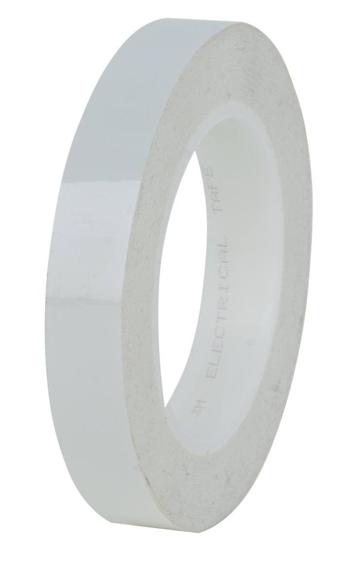 3M ET 1350F-1 film polyester, blanc, 19 mm x 66 m, 0,06 mm