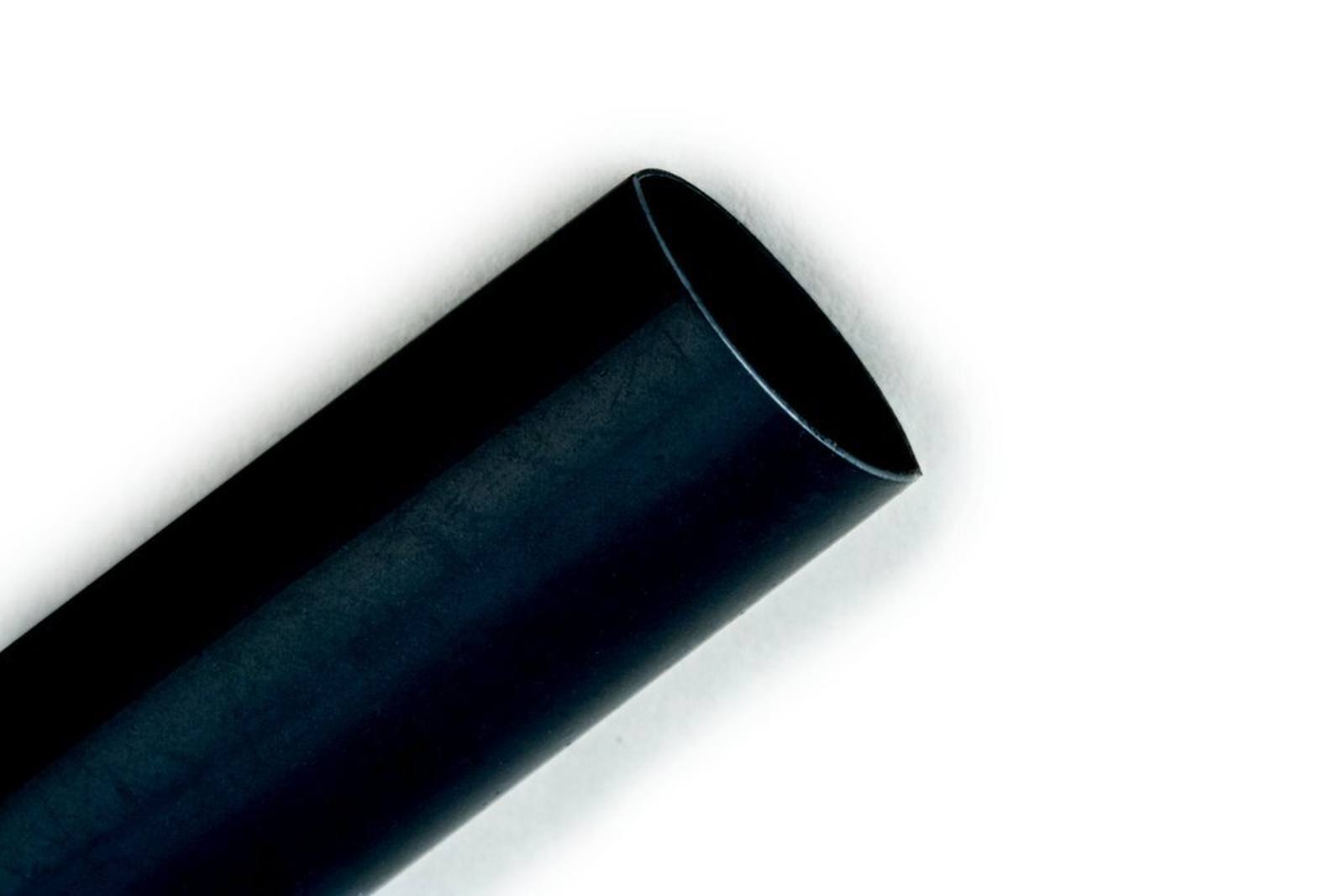 3M GTI-A 3000 Tube thermorétractable à paroi mince avec adhésif, noir, 39/13 mm, 1 m