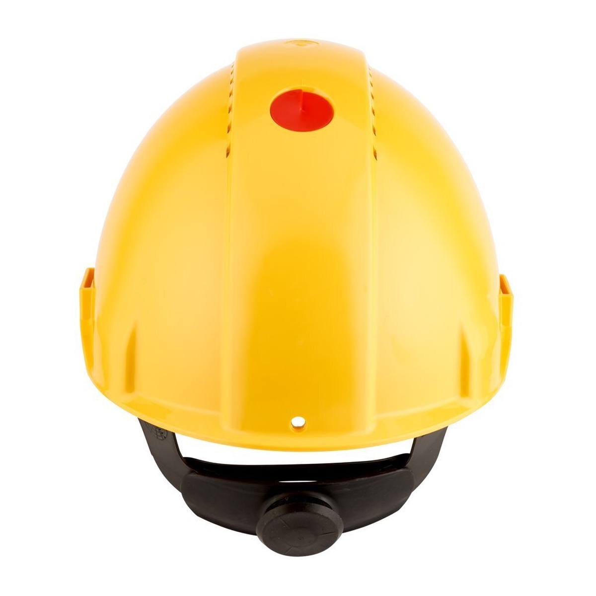 3M G3000 casque de protection G30NUY en jaune, ventilé, avec uvicator, cliquet et bande de soudure en plastique