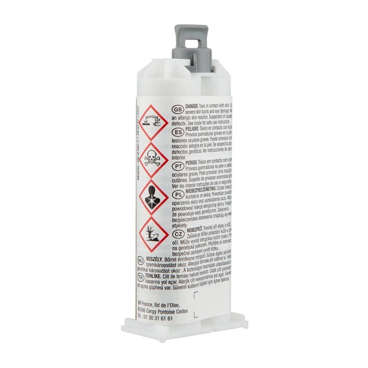 3M Scotch-Weld 2-component construction adhesive based on epoxy resin for the EPX system DP 760, white, 50 ml