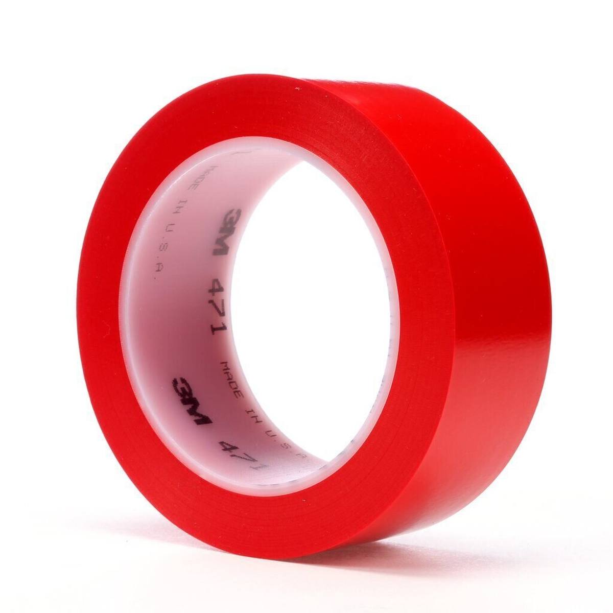 Nastro adesivo 3M in PVC morbido 471 F, rosso, 38 mm x 33 m, 0,13 mm