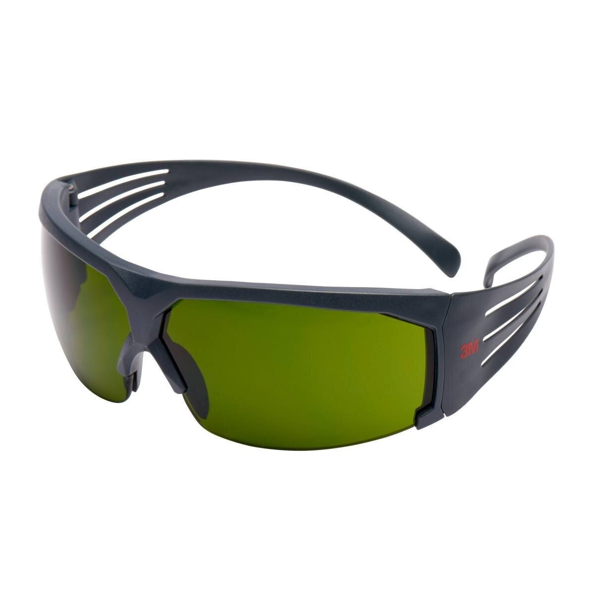 3M SecureFit 600 Schutzbrille, graue Bügel, Antikratz-Beschichtung, Schweißglas Schutzstufe 3.0, SF630AS-EU