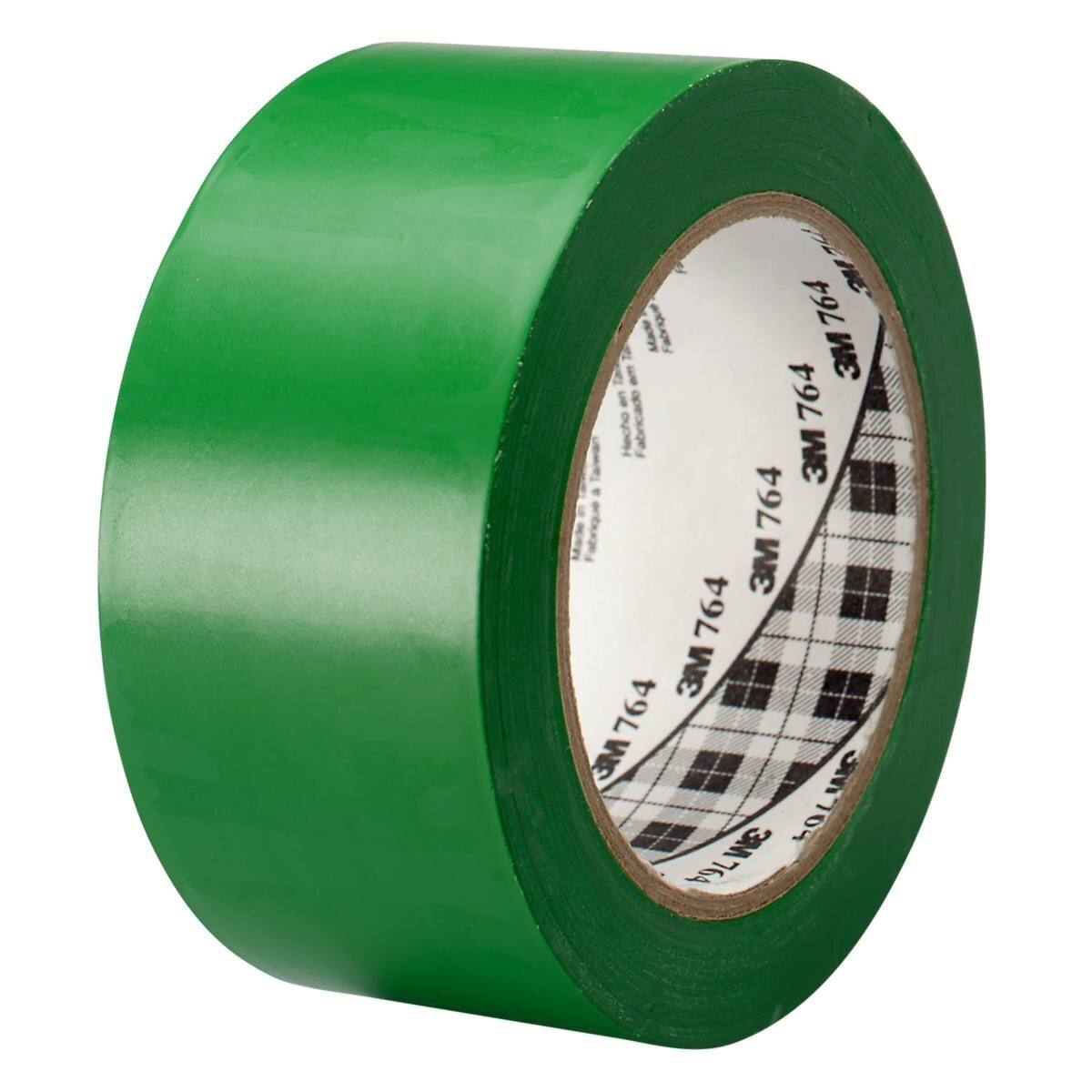3M Nastro adesivo multiuso in PVC 764, verde, 50 mm x 33 m, confezionato singolarmente in un pratico imballaggio